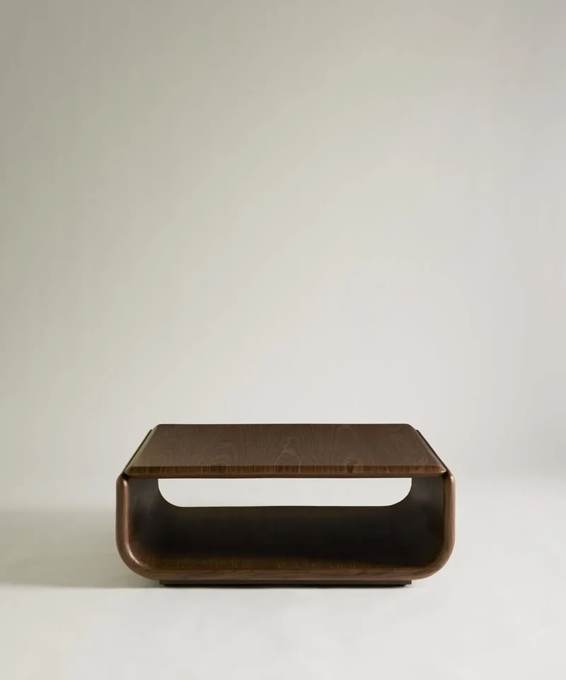 Mesa de Centro Cuadrada en Madera Ventia (80x80 cm)