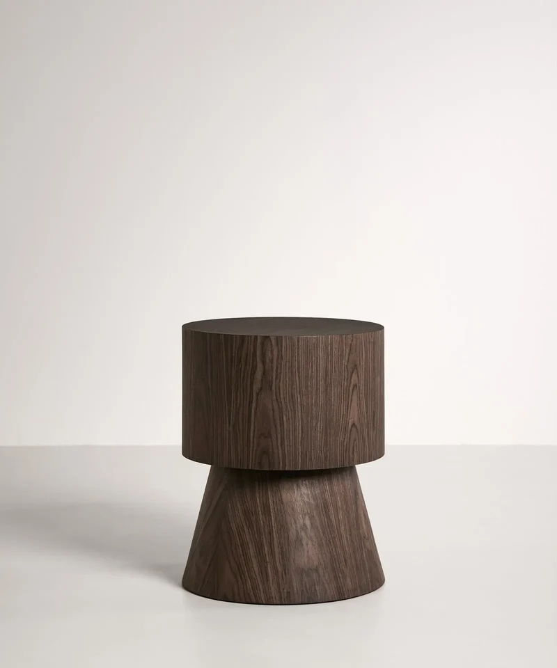 Mesita Auxiliar de Madera Levi (40x50 cm)