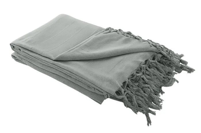 PACK MANTA ALGODÓN 240X260 TURQUESA