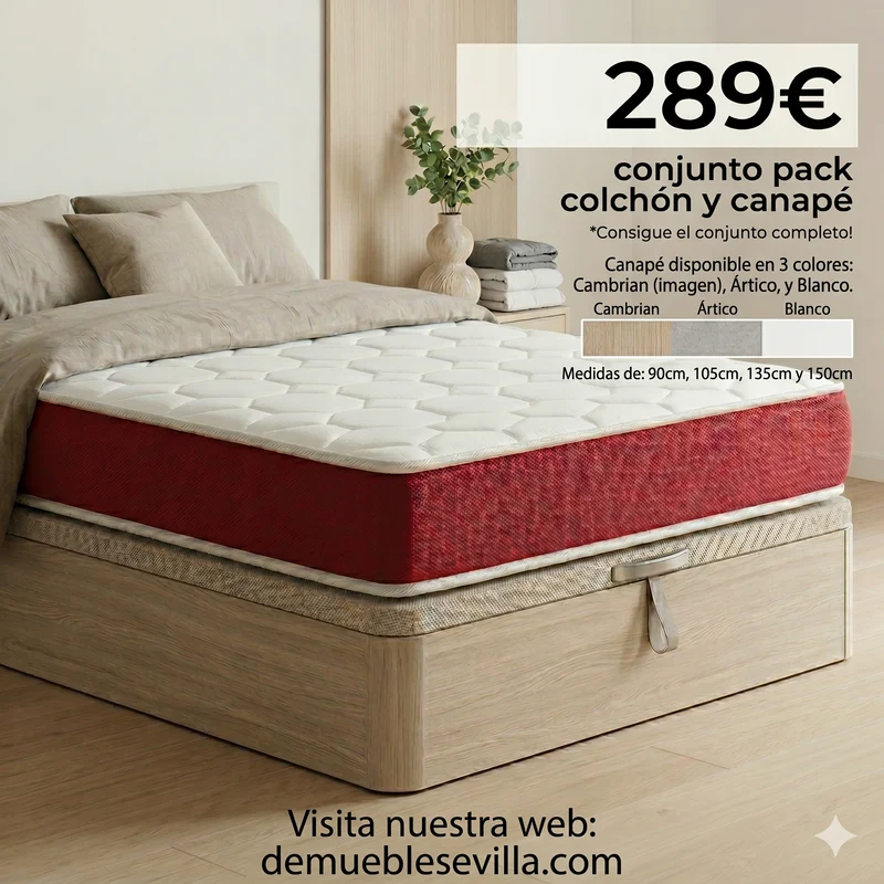 PACK 20 CANAPE Y COLCHON