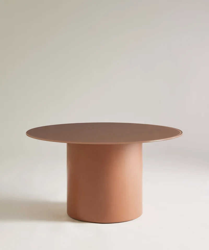 Mesa de Centro en Acero Lacado Mellow (80 cm)