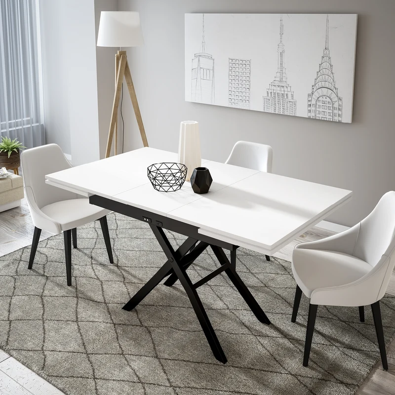 MESA COMEDOR SINCRONIZADA CON MOTOR ELÉCTRICO COVERTIBLE