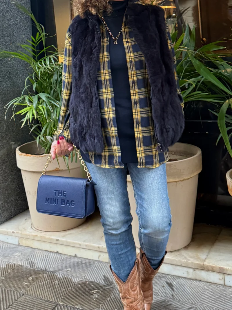 CAMISA CUADROS CHIC