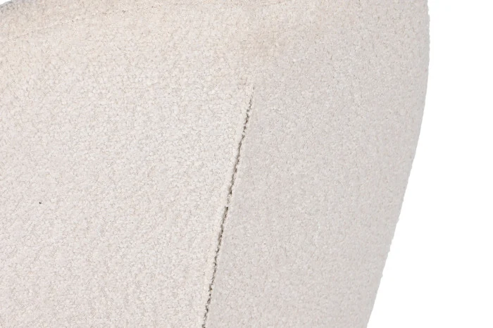 SILLA POLIESTER METAL 60X62X84 BOUCLE CREMA (Pack 2 Unidades)