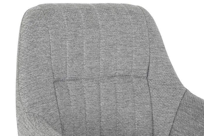SILLA POLIESTER METAL 59,5X60,5X78 GRIS (Pack 2 unidades)