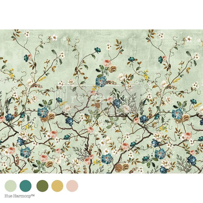 A1 Papel Decoupage Re Design With Prima - Blossom Perch