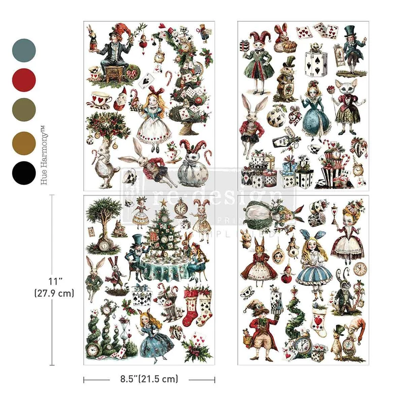 Middy Transfer RE DESIGN WITH PRIMA - Whimsical Holiday Dreams