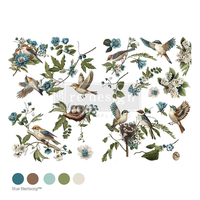 Transfer Decor Transfers Re Design With Prima - Aviary Elegance