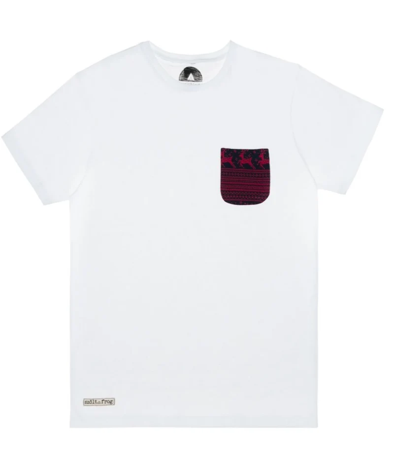 CAMISETA NATALE BLANCA UNISEX- TALLA S