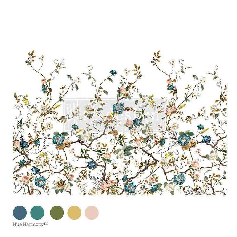 Transfer Decor Transfers Re Design With Prima - Blue Vine
