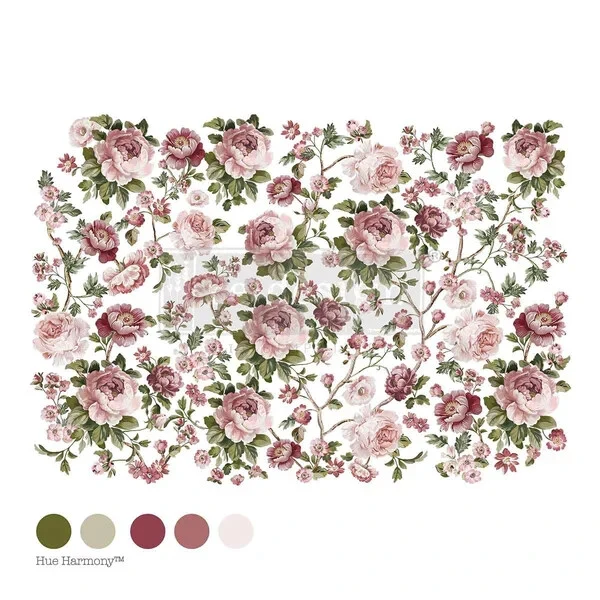 Transfer Decor Transfers Kacha - Blushing Blooms Symphony
