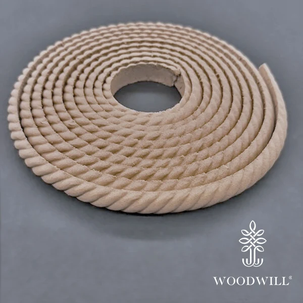 Wood Carved Flexible Trimm 215cm. X 0.8