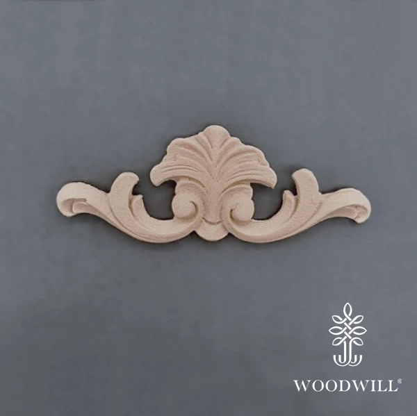 Wood Carving Decorative Center 15cm x 5 Cm