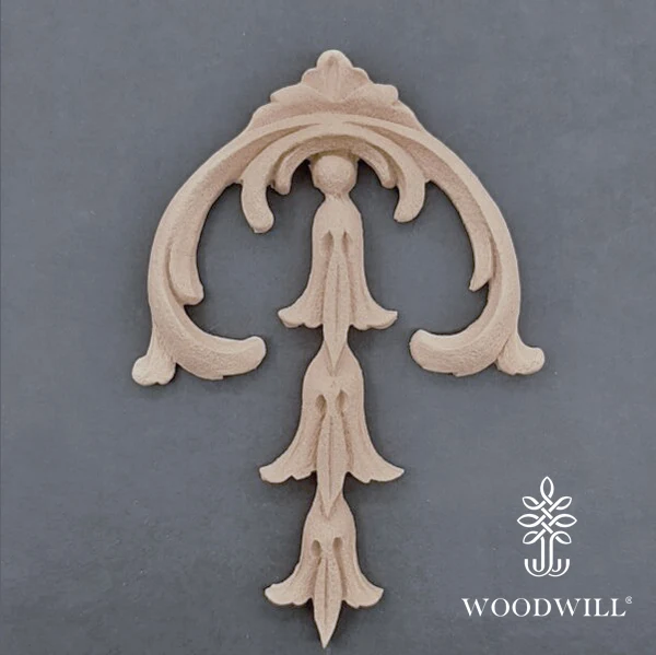 Wood Carved Decorative Decorative Center 13cm x 9 Cm