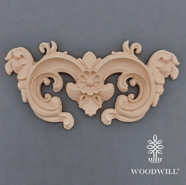 Wood Carving Decorative Center 10cm x 6Cm