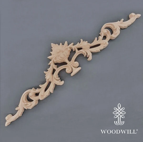 Wood Carving Decorative Center 61cm x 14 cm
