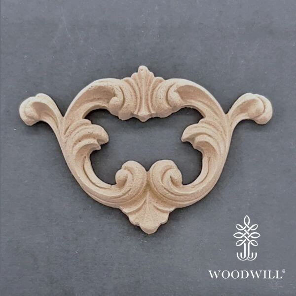 Wood Carving Decorative Center 9cm x 6 Cm