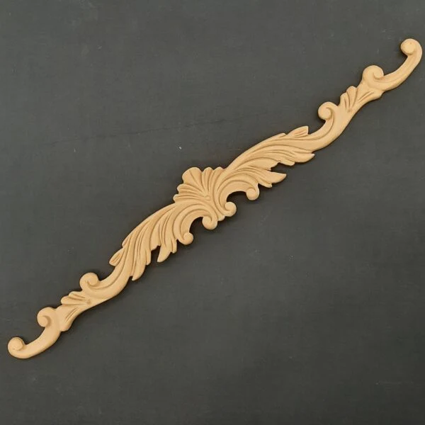 Wood Carving Decorative Center 49.5cm. X 5.7 Cm