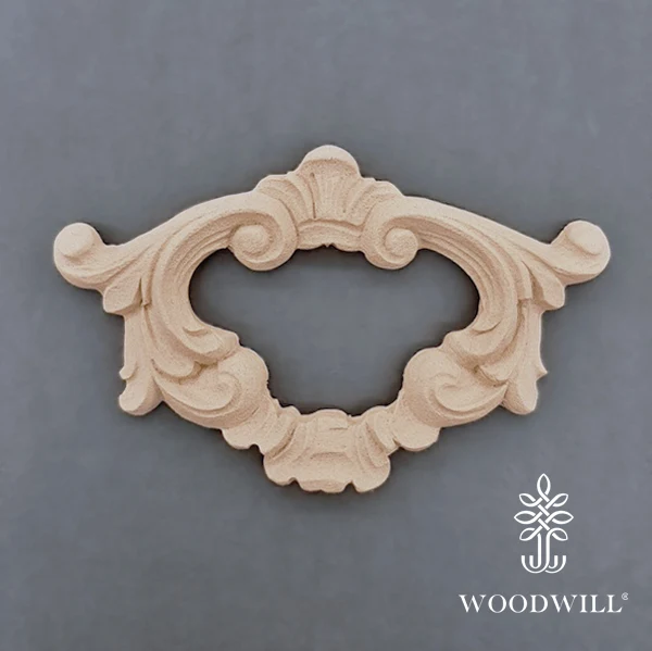 Wood Carving Decorative Center 13cm x 8 cm