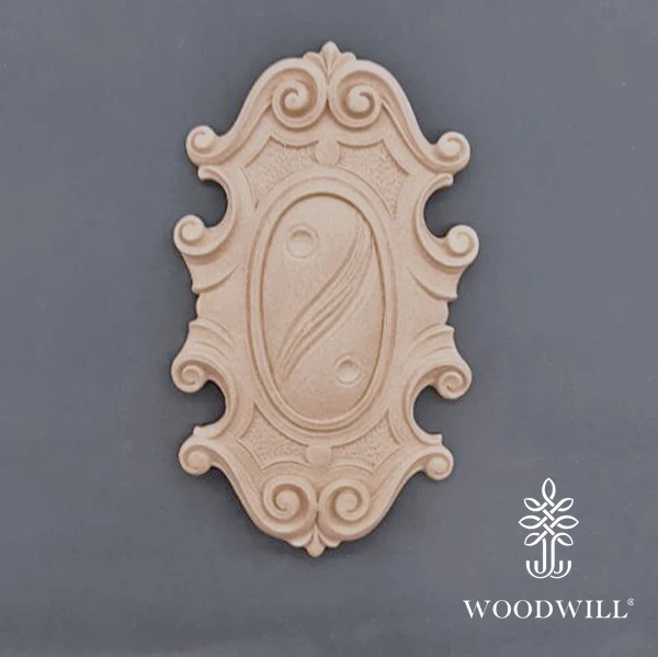 Wood Carved Decorative Thyroid 19cm x 11 cm