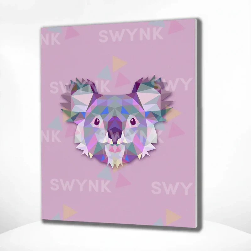 Painting by numbers Koala Polygon
