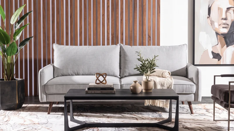 TUTTO SOFA NOGAL NATURAL GRIS
