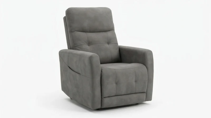 OLIMPIA SILLON RECLINABLE CON ELEVADOR ELECTRICO PL GRIS CHENILLE