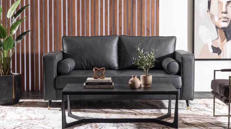 HAVEN LOVE SEAT PIEL MATCH GRIS