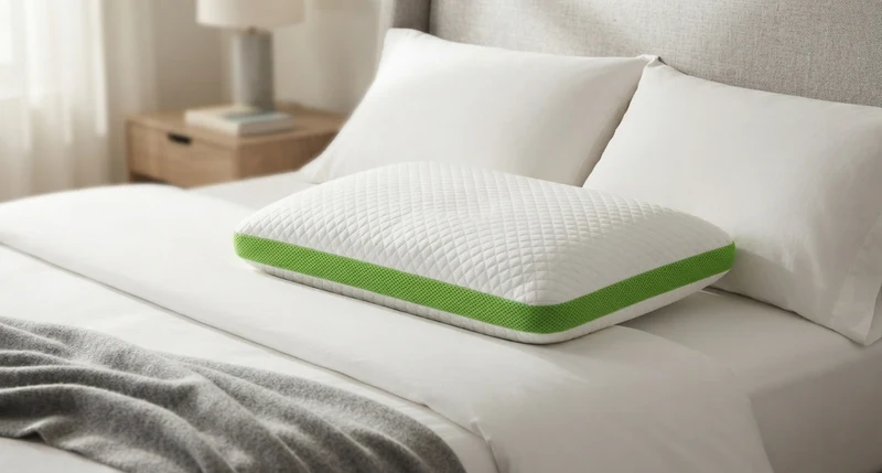 FRESHAIR ALMOHADA MEMORY FOAM STD GREEN TEA