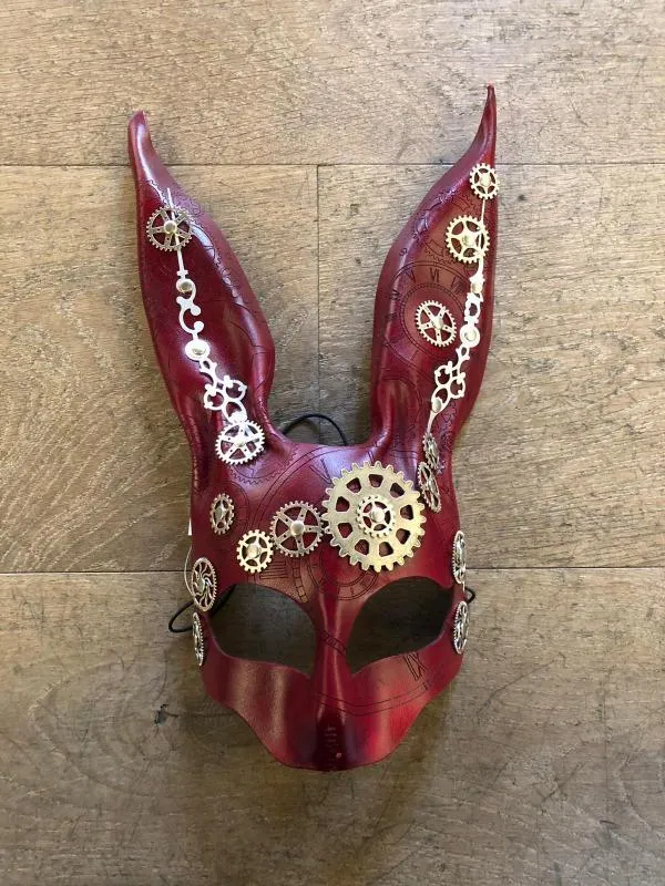 MÁSCARA CONEJO STEAMPUNK