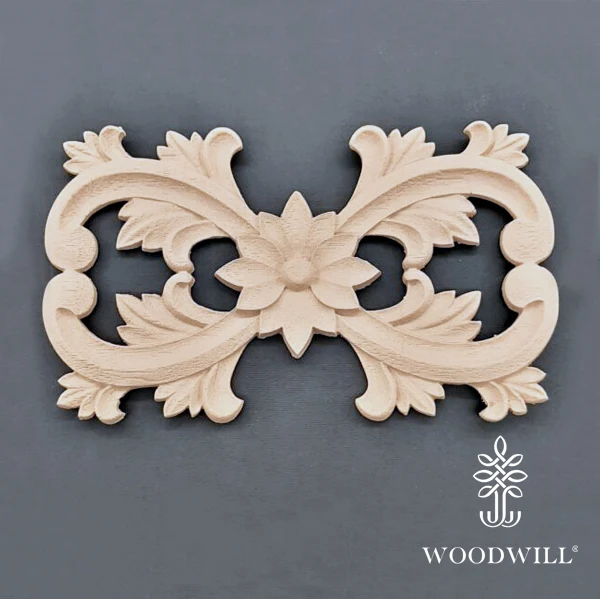 Wood Carving Decorative Center 22cm x 13cm