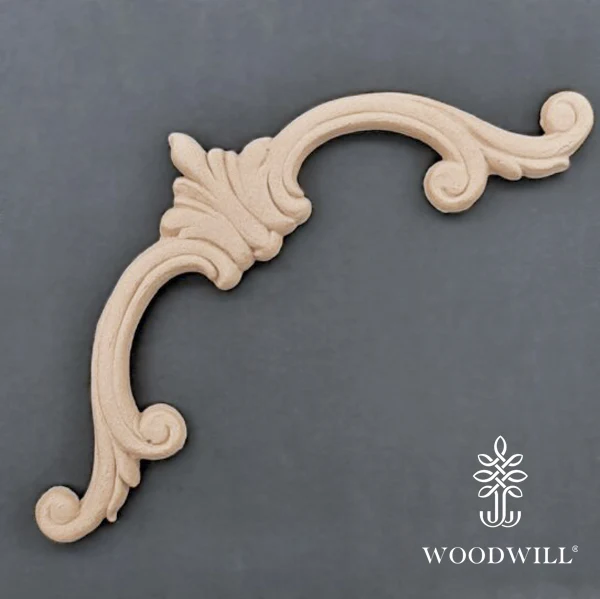 Wood Carving Decorative Center 7.5 Cm x 5 Cm