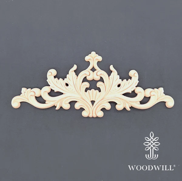 Wood Carving Decorative Center 12cm x 29cm