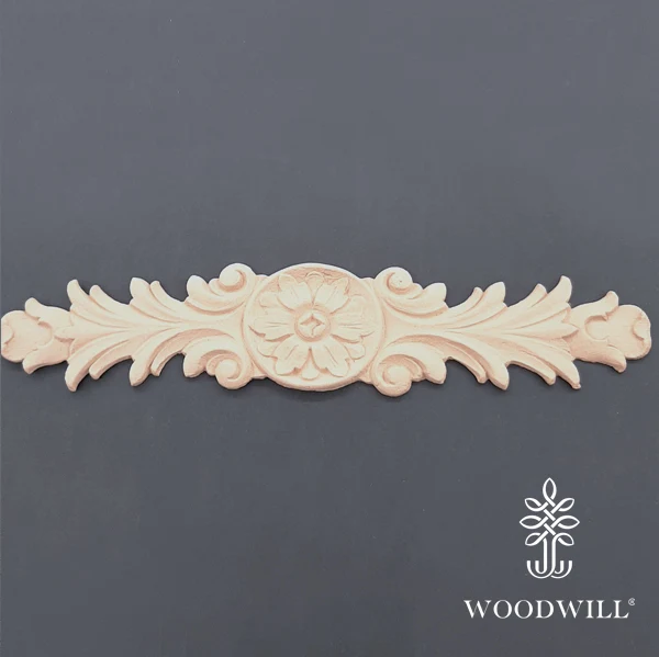 Wood Carving Decorative Center 32.5cmX6.5 Cm