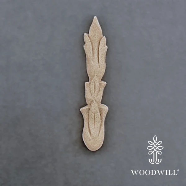 Wood Carved Decorative Column - Pillar 7 cm x 1 cm