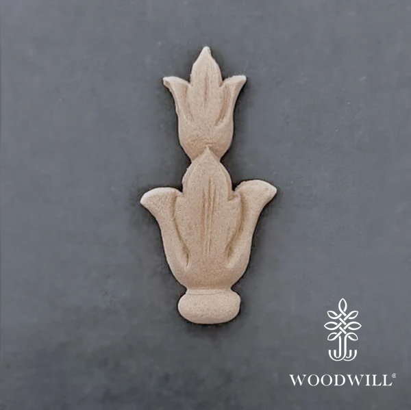 Wood Carved Decorative Column - Pillar 6cm x 3 Cm