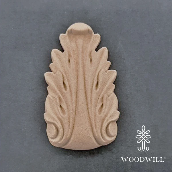 Wood Carved Decorative Column - Pillar 10 cm x 5.5 Cm
