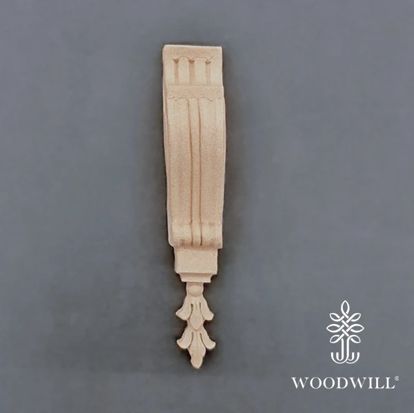 Wood Carved Decorative Column - Pillar 14.2 Cm x 2 Cm