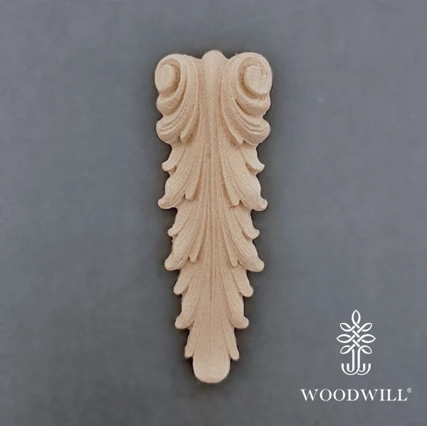 Wood Carved Decorative Column - Pillar 11cm. X 3.7 Cm