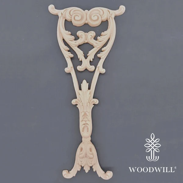 Wood Carved Decorative Column - Pillar 43 cm x 20 cm