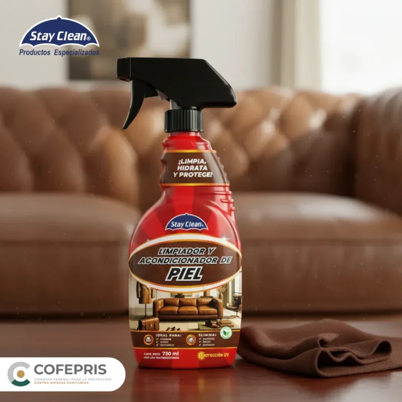 STAY CLEAN LIMPIADOR Y ACONDICIONADOR DE PIEL 730 ML