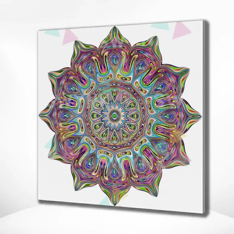 Painting by numbers Mandala with Colours