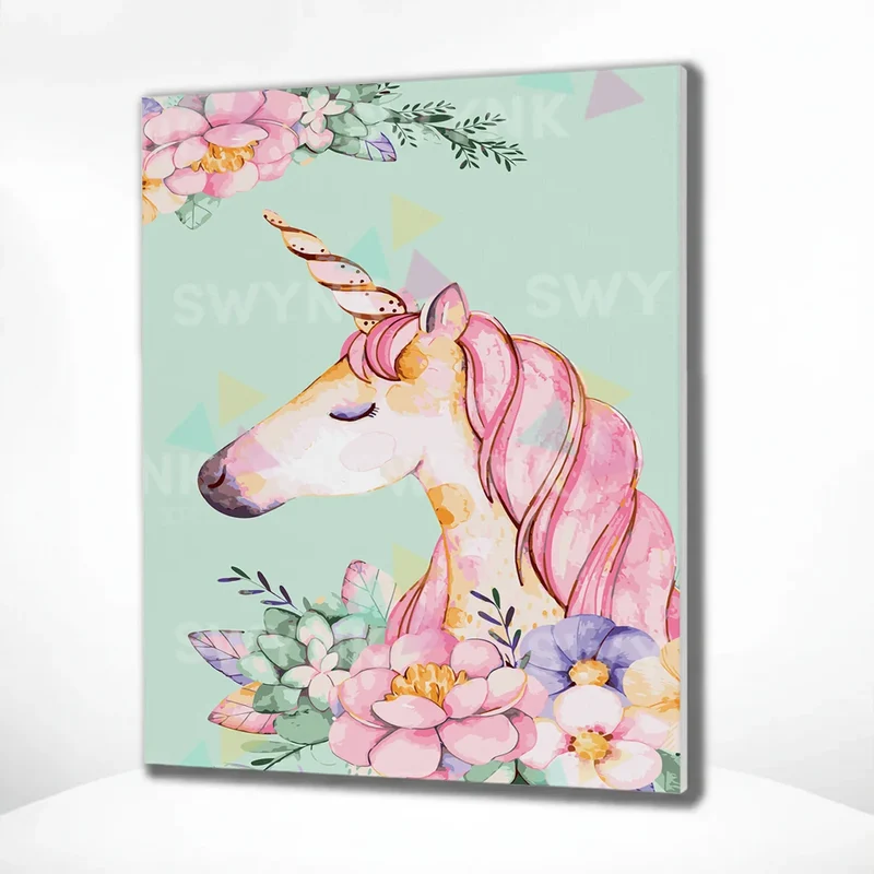 Painting by numbers Unicorn