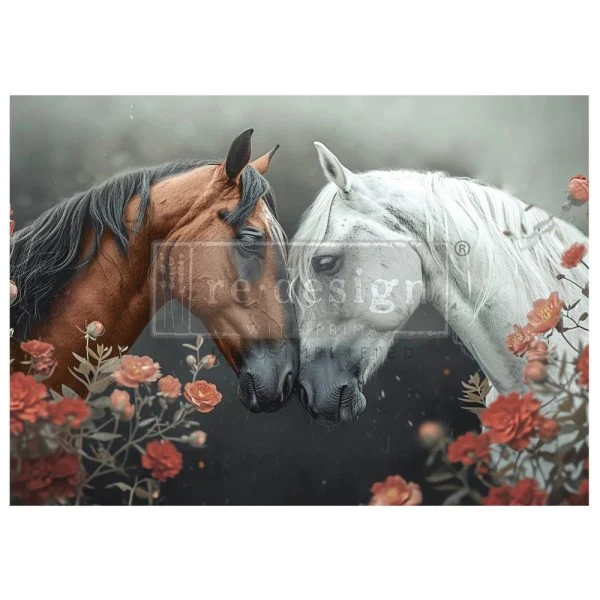 A1 Papel Decoupage Re Design With Prima - Wild Hearts