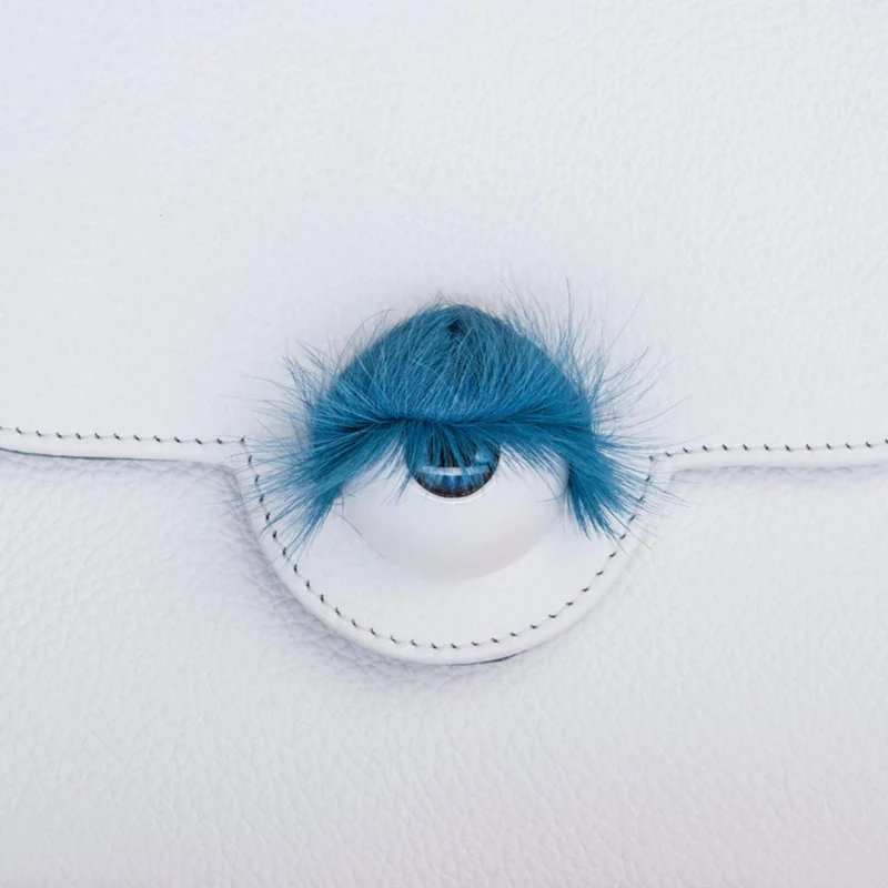 BOLSO PIEL CARLA LOPEZ ESCULTURA OJO ULTIMA UNIDAD