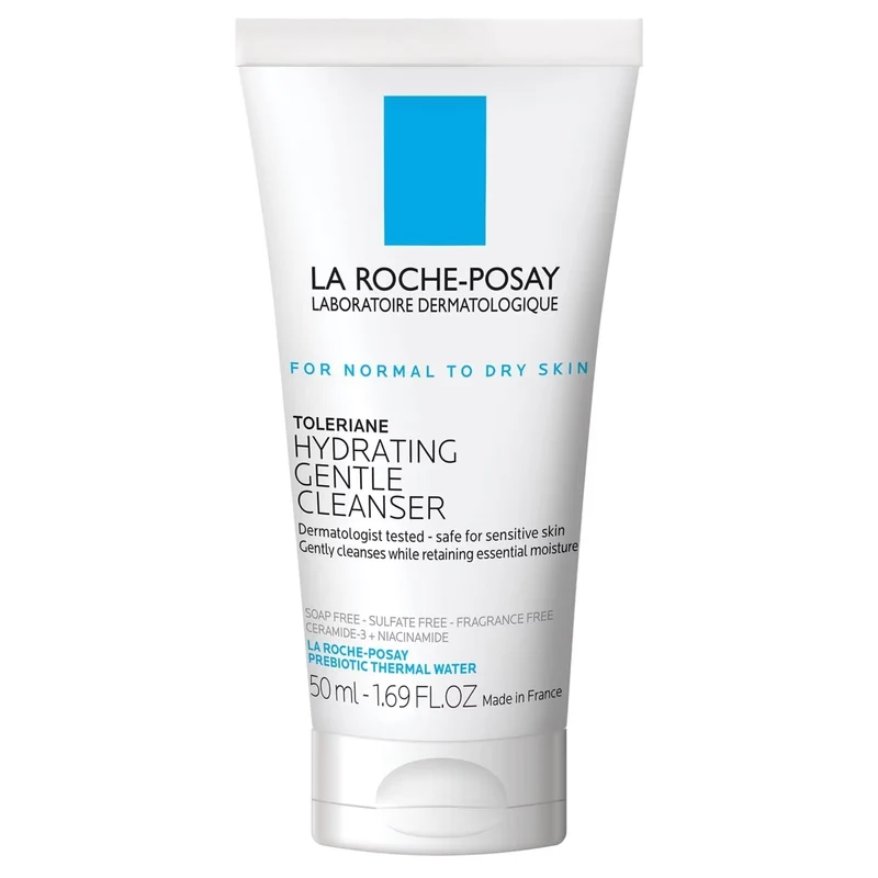 WHOLESALE LA ROCHE-POSAY TOLERIANE HYDRATING GENTLE CLEANSER TRAVEL SIZE 1.69 OZ - 48 PIECE LOT