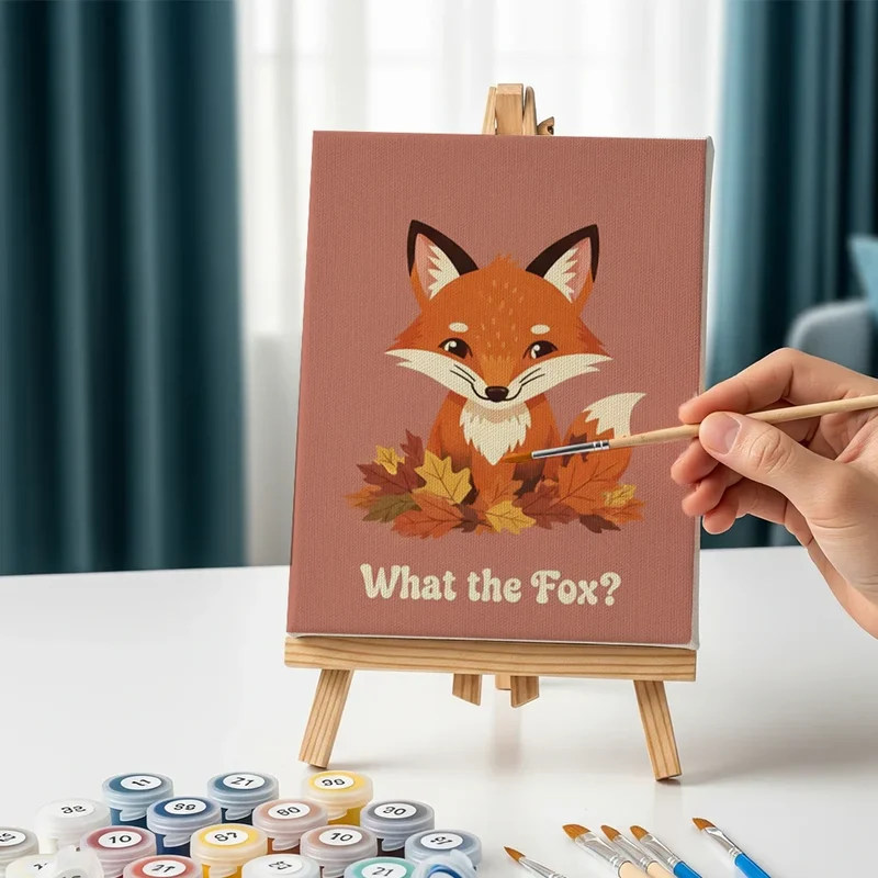 Animal Puns Parade - Mini Painting by numbers Set of 6