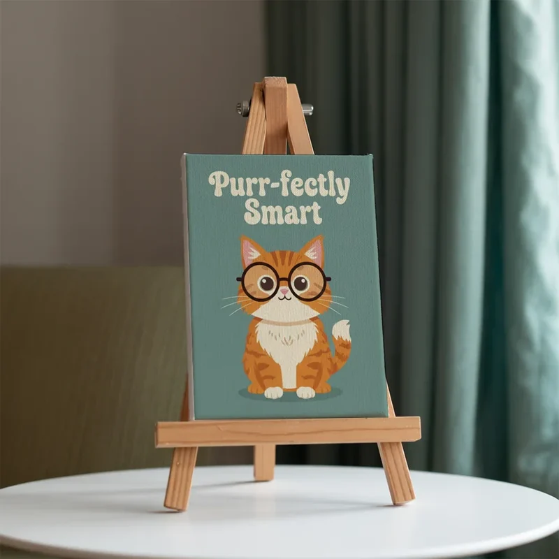Animal Puns Parade - Mini Painting by numbers Set of 6