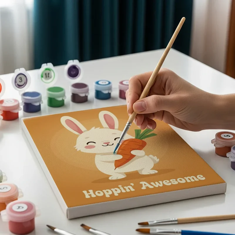 Animal Puns Parade - Mini Painting by numbers Set of 6