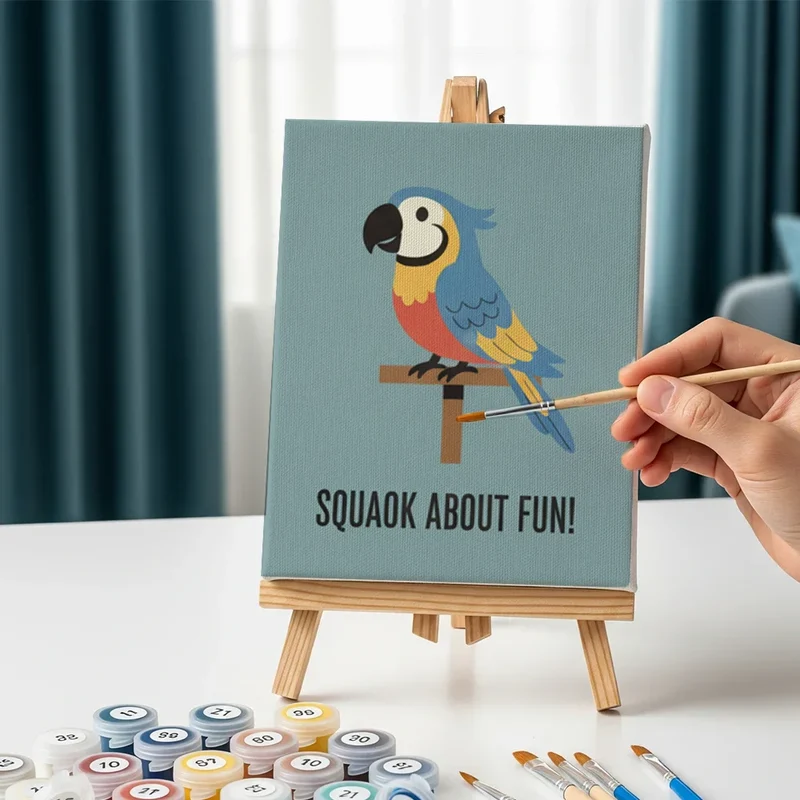 Quirky Pets Club - Mini Painting by numbers Set of 6